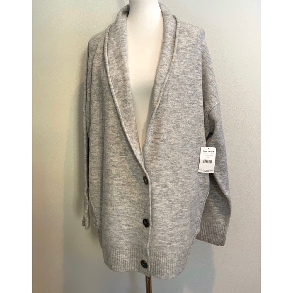 Free People Exposed Seam Cardigan Large - Picture 8 of 8